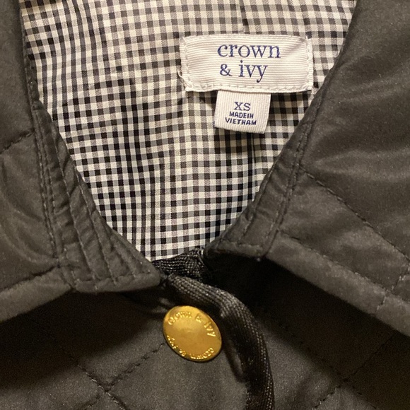 XS Crown & Ivy Black/White Jacket - Picture 2 of 5